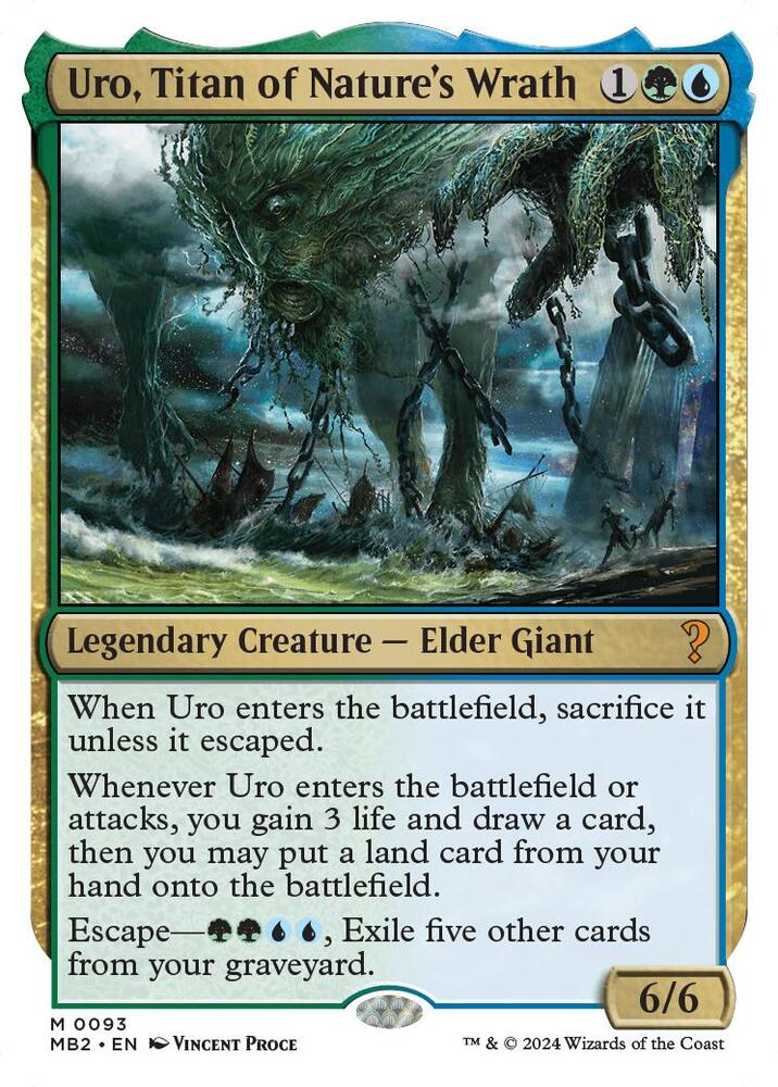 Uro, Titan of Nature's Wrath 93 (Mystery Booster 2)  | Good Games Adelaide SA