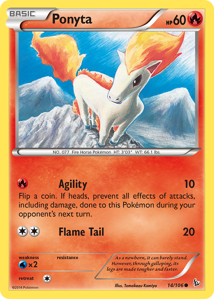 Ponyta (14/106) [XY: Flashfire] | Good Games Adelaide SA