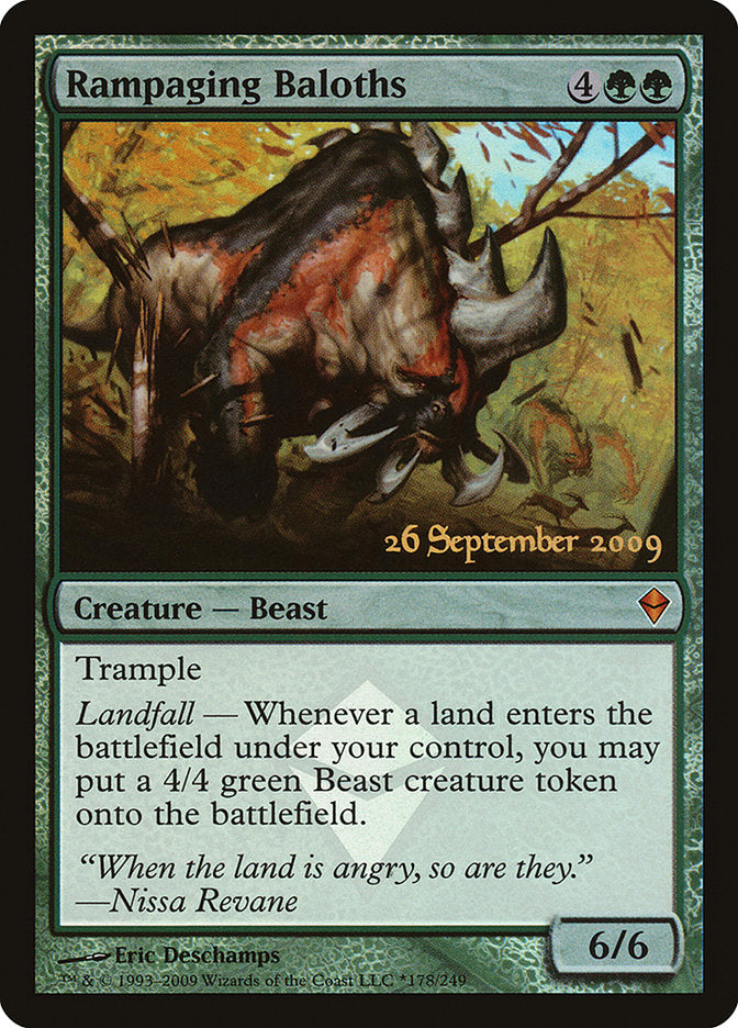 Rampaging Baloths [Zendikar Promos] | Good Games Adelaide SA