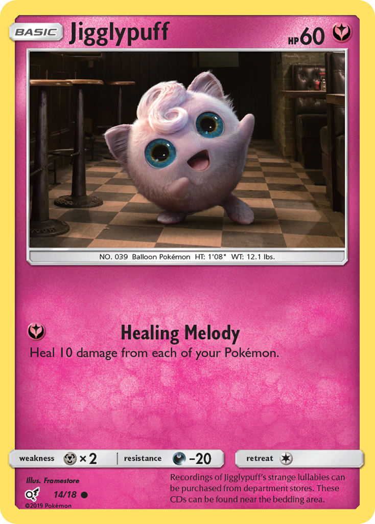 Jigglypuff (14/18) [Sun & Moon: Detective Pikachu] | Good Games Adelaide SA
