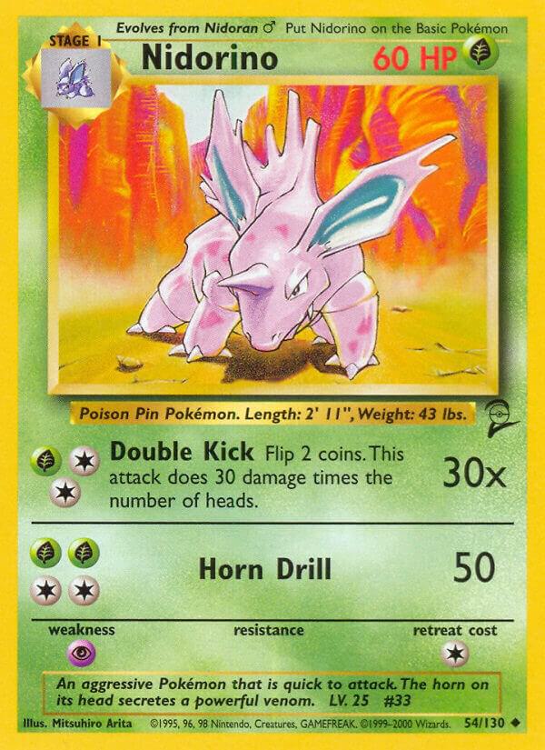 Nidorino 054/130 (Base Set 2)  | Good Games Adelaide SA