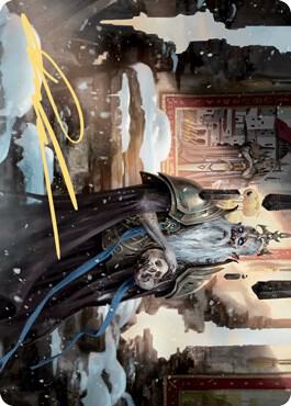 Narfi Betrayer King Art Card Gold Stamped Signature 62 (Art Series: Kaldheim)  | Good Games Adelaide SA