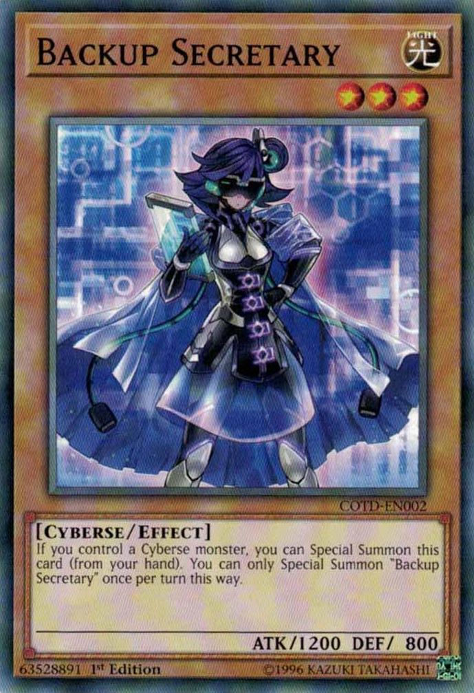 Backup Secretary [COTD-EN002] Common | Good Games Adelaide SA