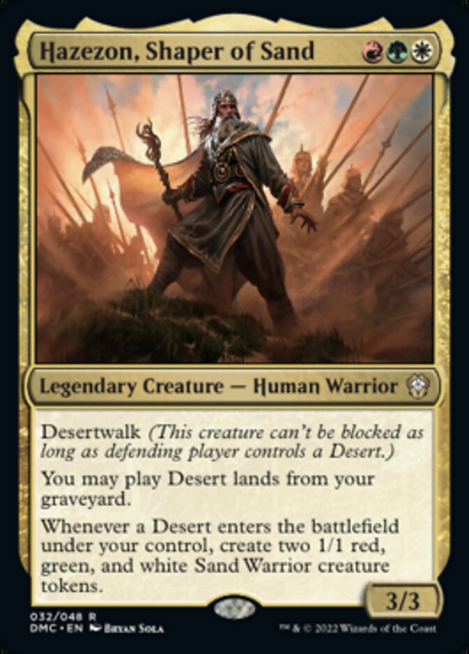 Hazezon, Shaper of Sand [Dominaria United Commander] | Good Games Adelaide SA