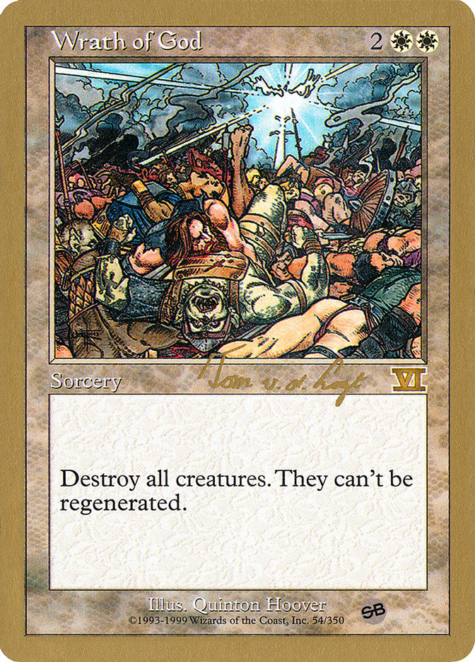 Wrath of God (Tom van de Logt) (SB) [World Championship Decks 2000] | Good Games Adelaide SA