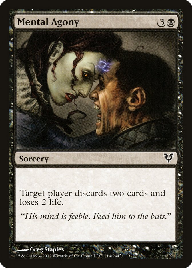 Mental Agony 114 (Avacyn Restored)  - Foil | Good Games Adelaide SA
