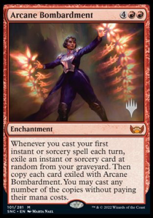 Arcane Bombardment (Promo Pack) [Streets of New Capenna Promos] | Good Games Adelaide SA