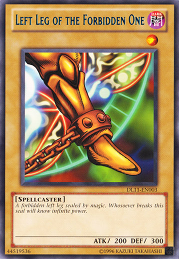 Left Leg of the Forbidden One (Blue) [DL11-EN003] Rare | Good Games Adelaide SA
