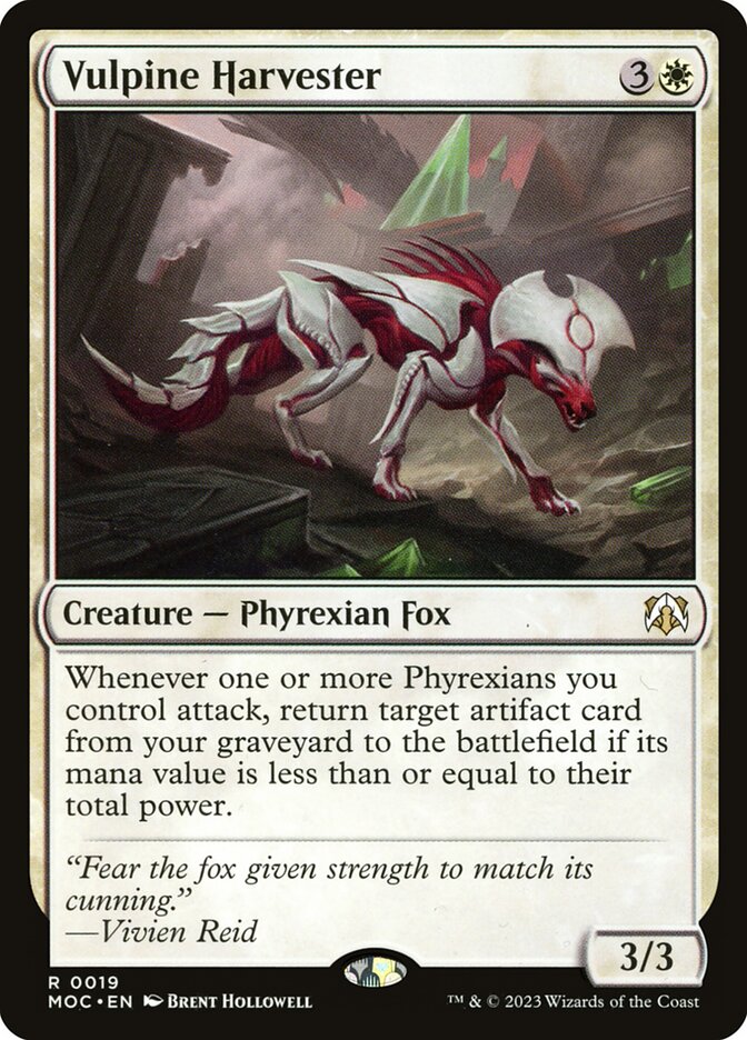 Vulpine Harvester 19 (Commander: March of the Machine)  | Good Games Adelaide SA