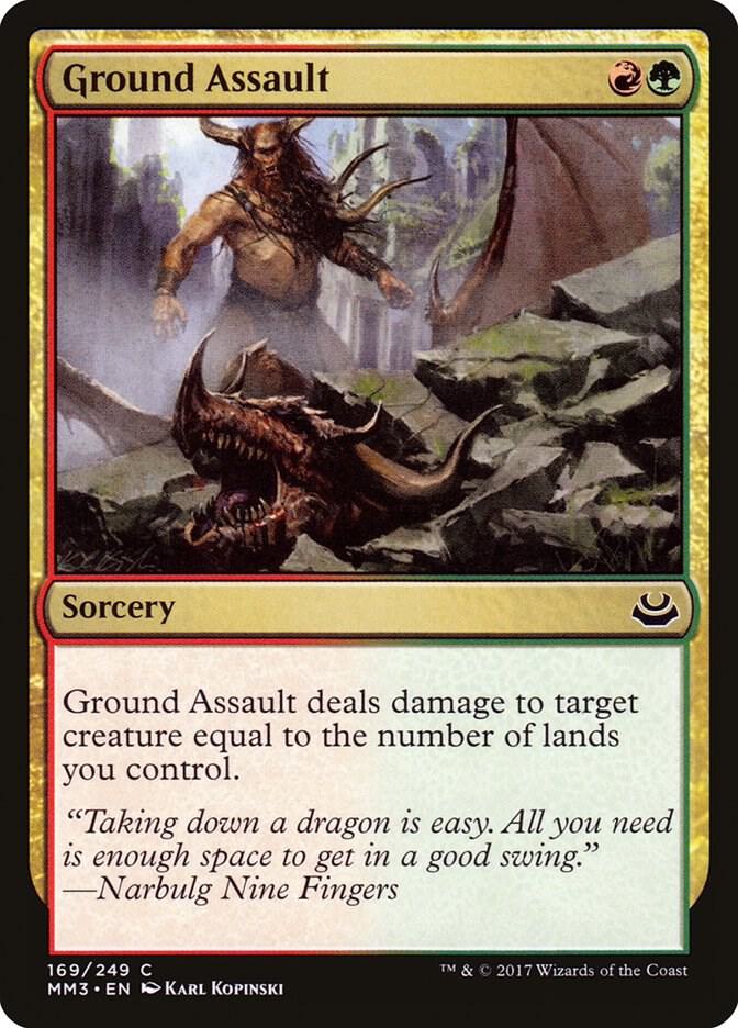 Ground Assault 169 (Modern Masters 2017)  - Foil | Good Games Adelaide SA