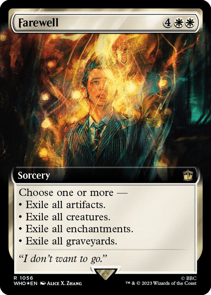 Farewell 1056 (Universes Beyond: Doctor Who)  - Foil | Good Games Adelaide SA