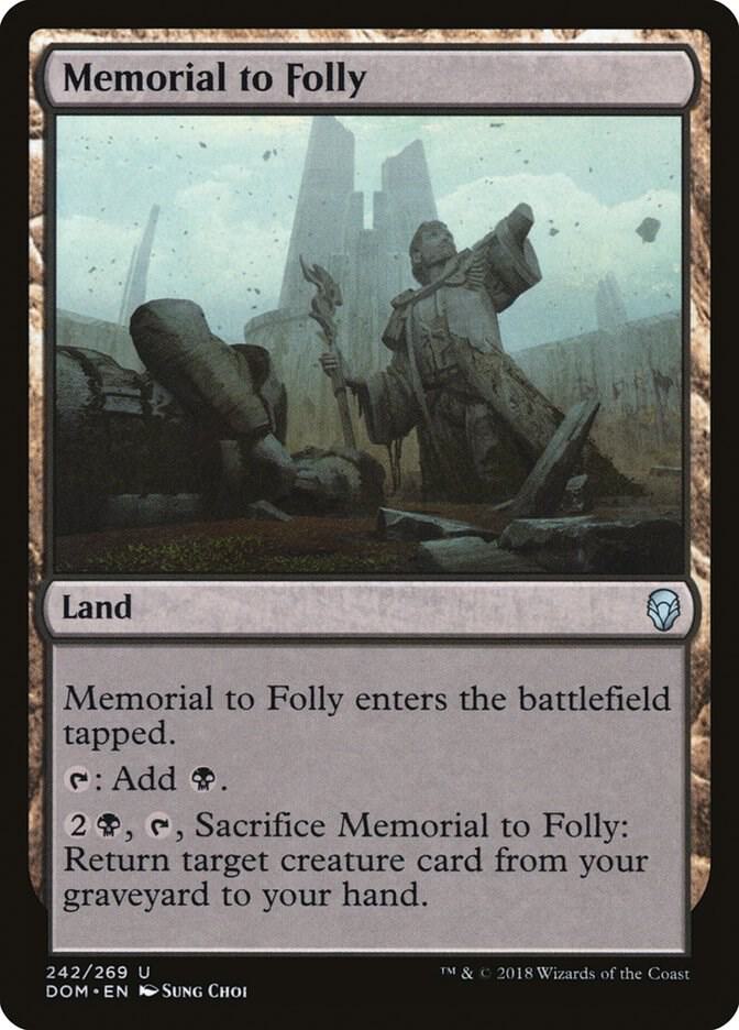 Memorial to Folly 242 (Dominaria)  | Good Games Adelaide SA