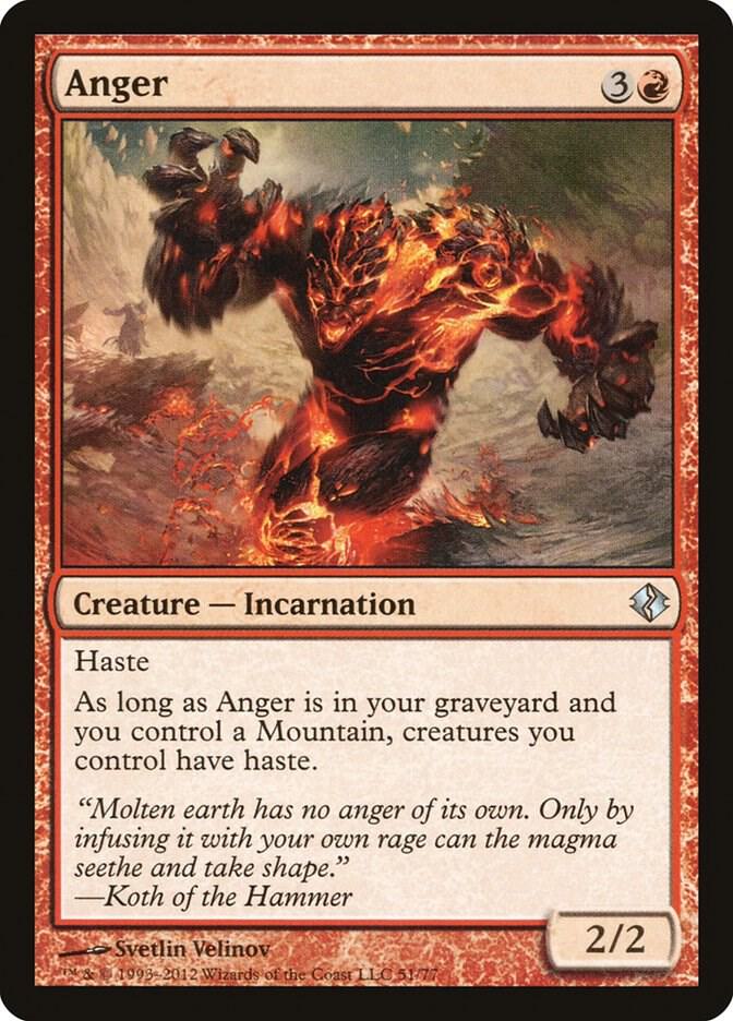 Anger 51 (Duel Decks: Venser vs. Koth)  | Good Games Adelaide SA