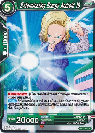 Exterminating Energy Android 18 [BT2-090] | Good Games Adelaide SA