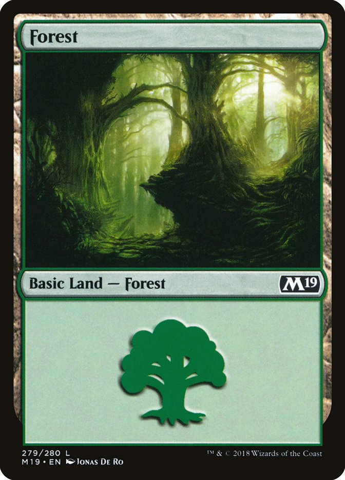 Forest (279) [Core Set 2019] | Good Games Adelaide SA