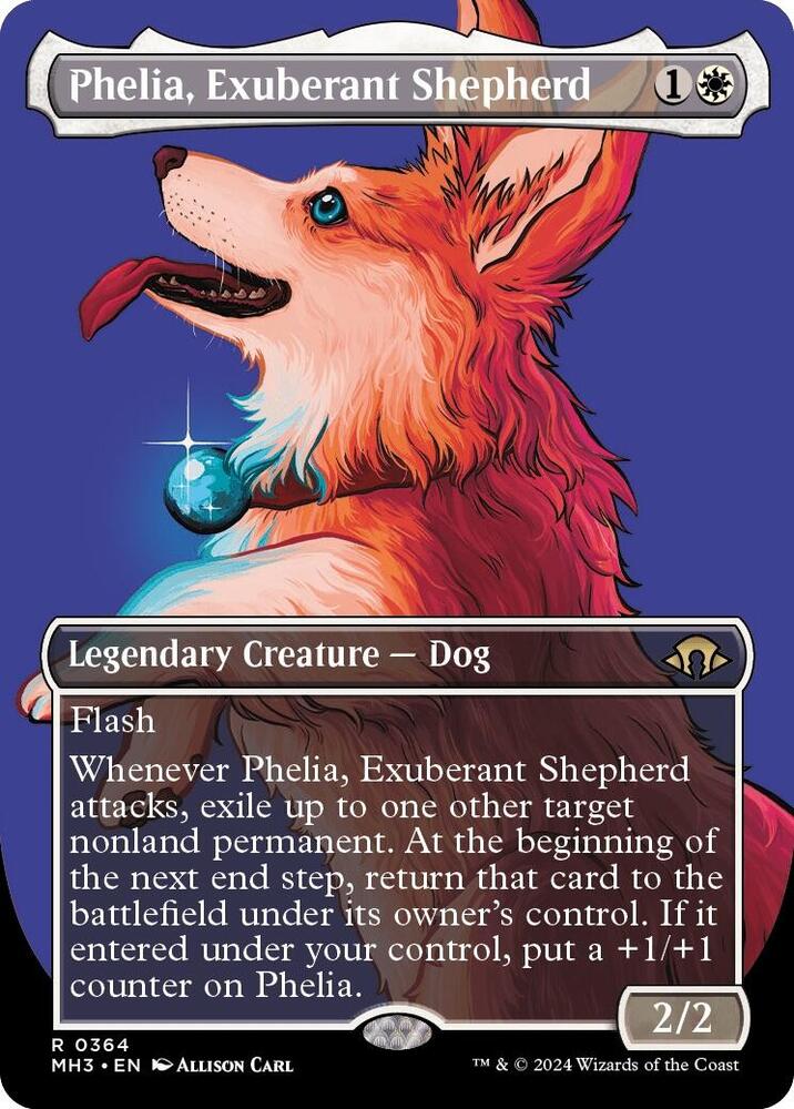 Phelia, Exuberant Shepherd 364/319 (Modern Horizons 3)  - Borderless Foil | Good Games Adelaide SA