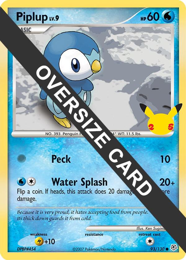 Piplup 093/130 (First Partner Pack)  | Good Games Adelaide SA