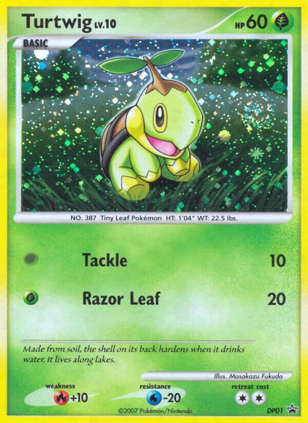 Turtwig DP01 (Diamond and Pearl Promos)  - Holofoil | Good Games Adelaide SA