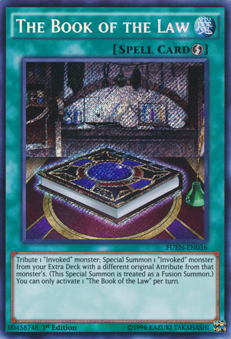The Book of the Law [FUEN-EN036] Secret Rare | Good Games Adelaide SA