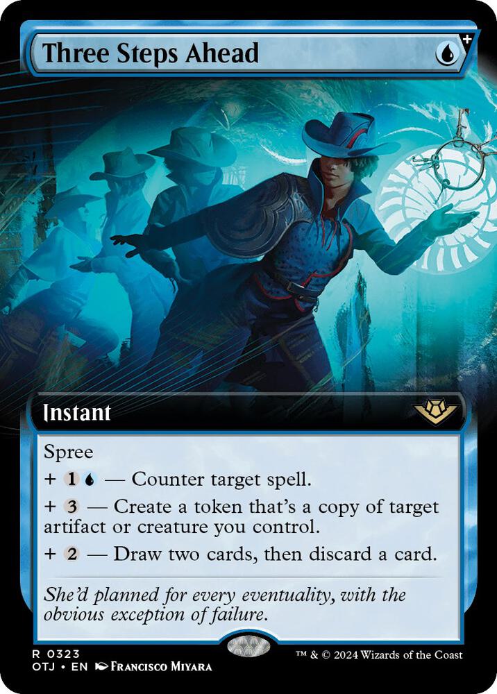 Three Steps Ahead 323 (Outlaws of Thunder Junction)  - Foil | Good Games Adelaide SA
