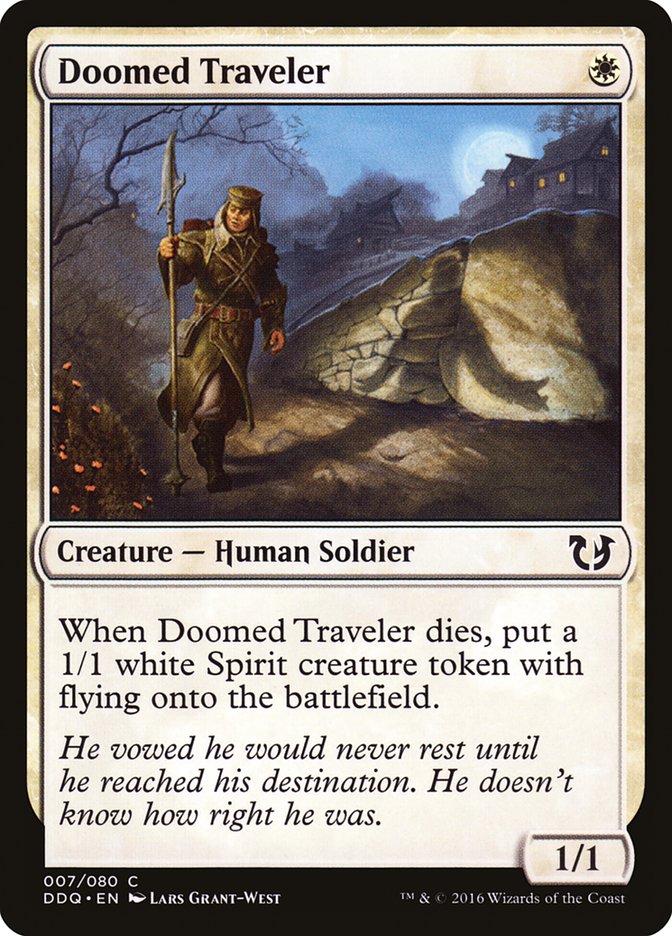 Doomed Traveler [Duel Decks: Blessed vs. Cursed] | Good Games Adelaide SA
