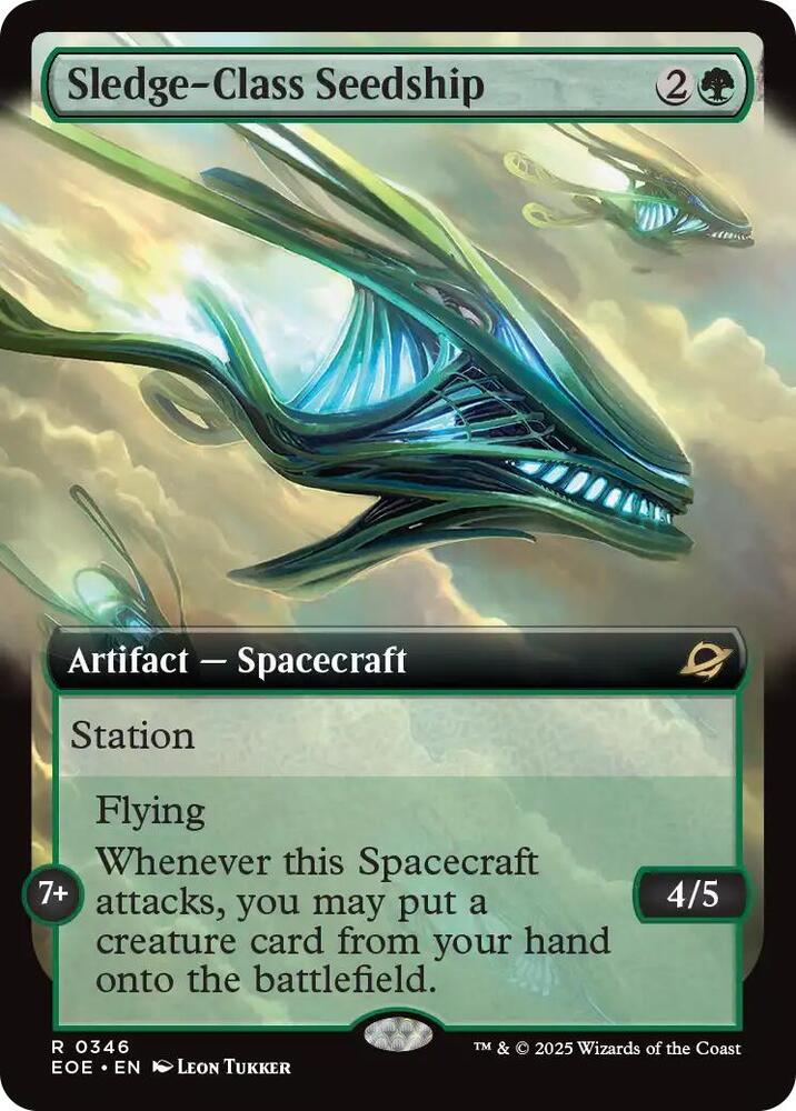 Sledge-Class Seedship 346 (Edge of Eternities)  - Foil | Good Games Adelaide SA