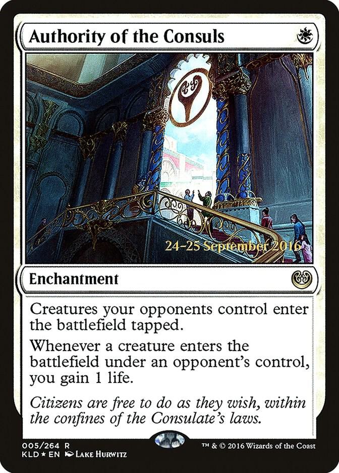 Authority of the Consuls 5 (Prerelease Cards)  - PreRelease Foil | Good Games Adelaide SA