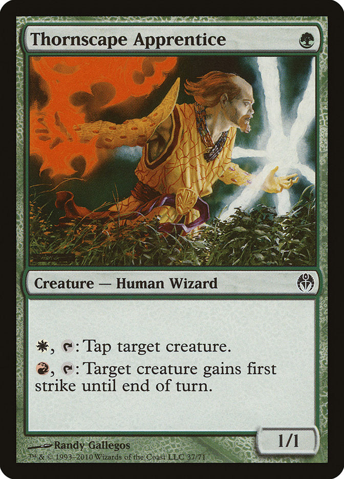 Thornscape Apprentice 37 (Duel Decks: Phyrexia vs. the Coalition)  | Good Games Adelaide SA
