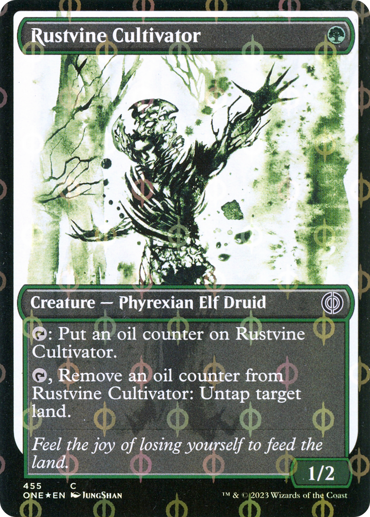 Rustvine Cultivator (Showcase Ichor Step-and-Compleat Foil) [Phyrexia: All Will Be One] | Good Games Adelaide SA