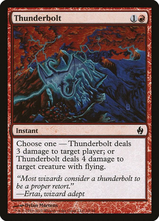 Thunderbolt 19 (Premium Deck Series: Fire and Lightning)  - Foil | Good Games Adelaide SA