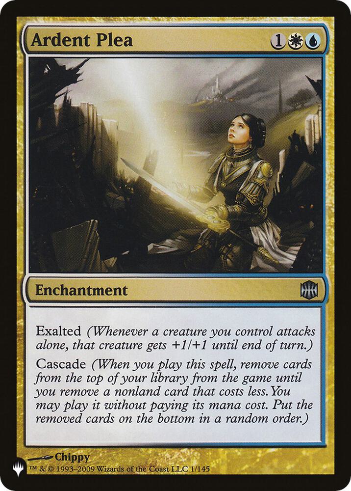 Ardent Plea 1/145 (The List Reprints)  | Good Games Adelaide SA