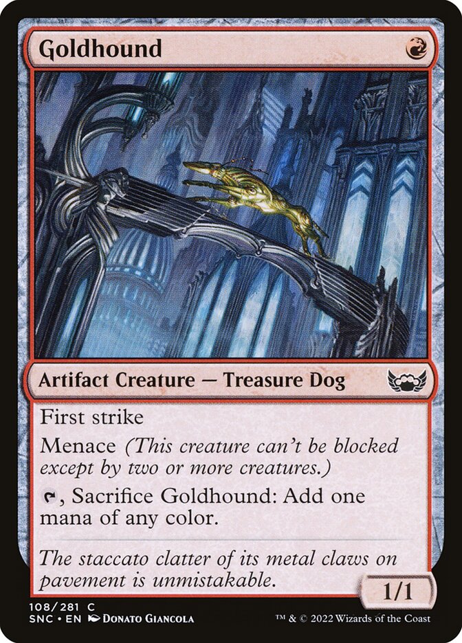 Goldhound 108 (Streets of New Capenna)  - Foil | Good Games Adelaide SA