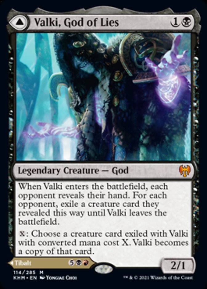 Valki, God of Lies // Tibalt, Cosmic Impostor [Kaldheim] | Good Games Adelaide SA