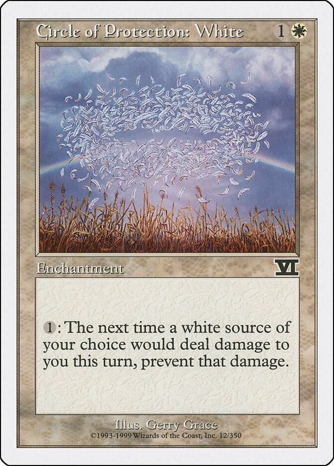 Circle of Protection: White 12 (Classic Sixth Edition)  | Good Games Adelaide SA