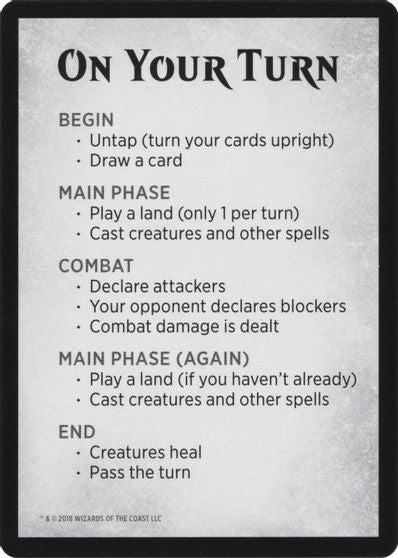 Rules Card (WAR Bundle) [Unique and Miscellaneous Promos] | Good Games Adelaide SA