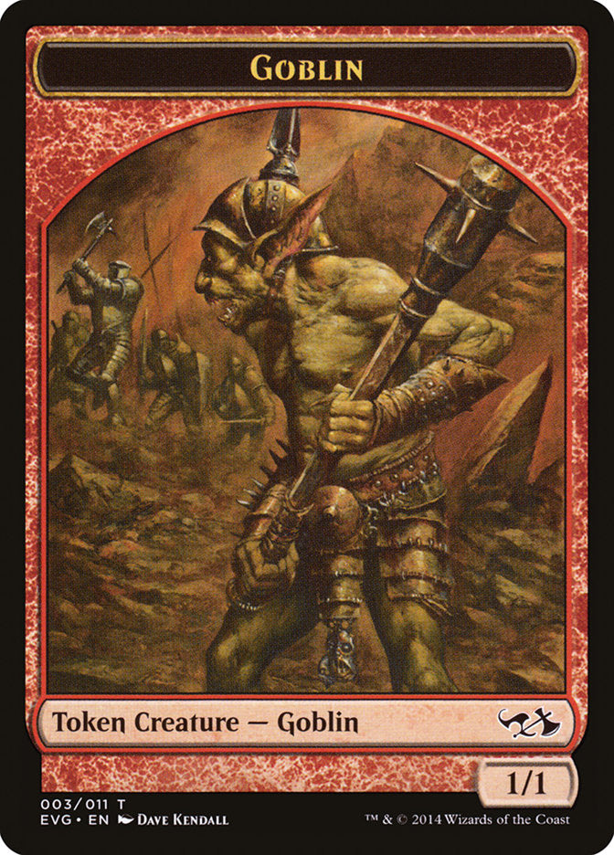 Goblin Token (Elves vs. Goblins) [Duel Decks Anthology Tokens] | Good Games Adelaide SA