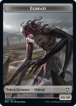 Servo // Eldrazi Double-Sided Token [The Brothers' War Commander Tokens] | Good Games Adelaide SA