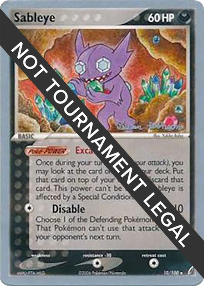 Sableye 2008 Tristan Robinson 10/100 (World Championship Decks)  | Good Games Adelaide SA