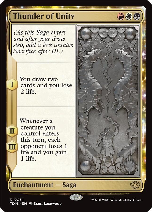 Thunder of Unity 231 (Promo Pack: Tarkir: Dragonstorm)  | Good Games Adelaide SA