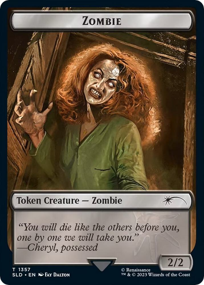 Zombie Token 1357 (Secret Lair Drop Series)  - Foil | Good Games Adelaide SA