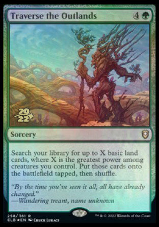 Traverse the Outlands [Commander Legends: Battle for Baldur's Gate Prerelease Promos] | Good Games Adelaide SA