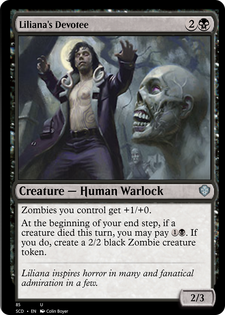 Liliana's Devotee [Starter Commander Decks] | Good Games Adelaide SA