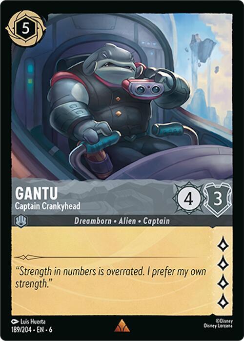 Gantu Captain Crankyhead 189/204 (Azurite Sea)  - Cold Foil | Good Games Adelaide SA