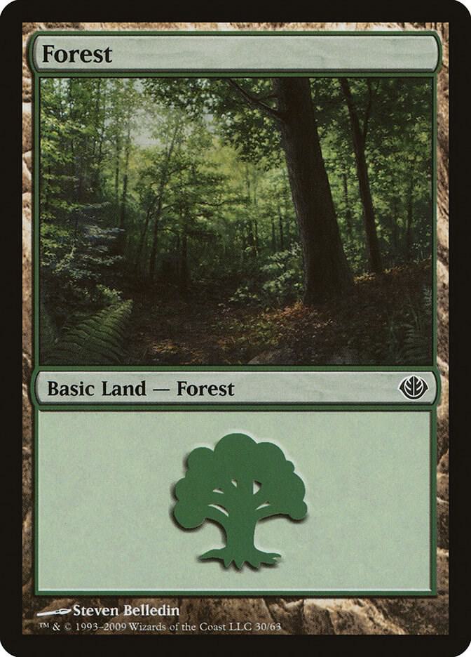Forest 30 30 (Duel Decks: Garruk vs. Liliana)  | Good Games Adelaide SA