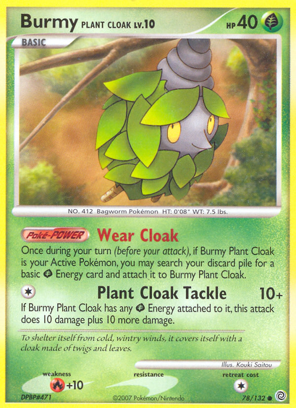 Burmy Plant Cloak (78/132) [Diamond & Pearl: Secret Wonders] | Good Games Adelaide SA