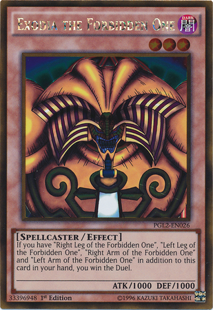 Exodia the Forbidden One [PGL2-EN026] Gold Rare | Good Games Adelaide SA