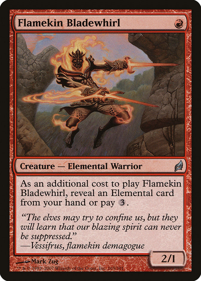 Flamekin Bladewhirl 165 (Lorwyn)  - Foil | Good Games Adelaide SA