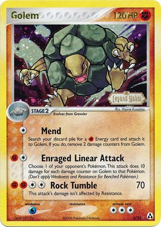 Golem (6/92) (Stamped) [EX: Legend Maker] | Good Games Adelaide SA