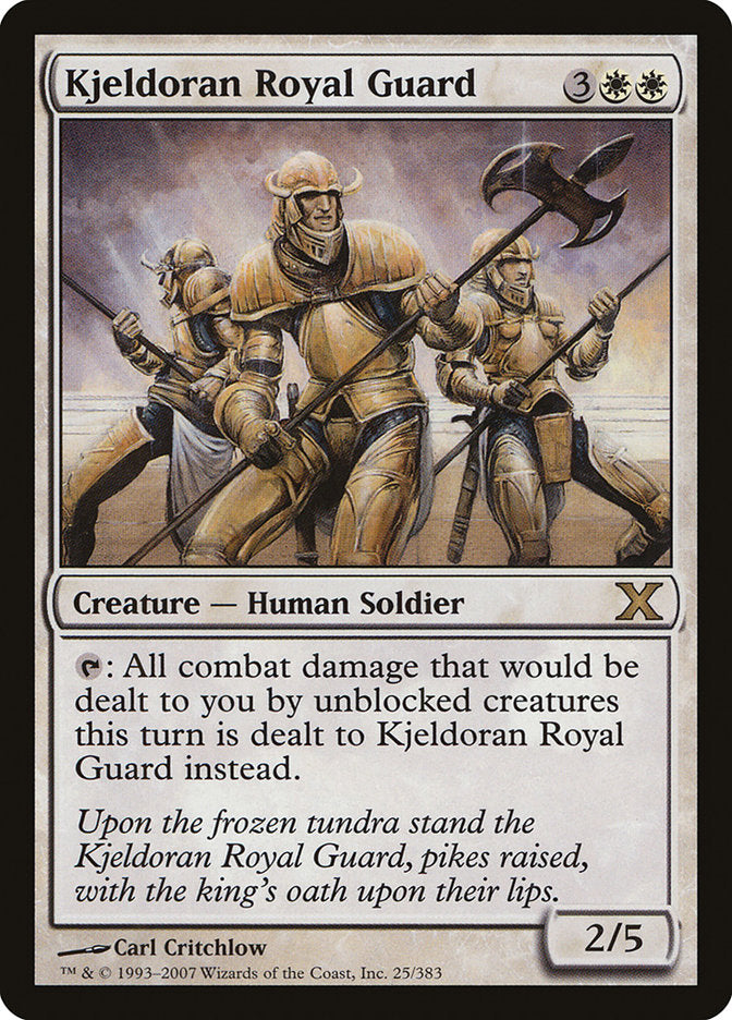 Kjeldoran Royal Guard 25 (10th Edition)  - Foil | Good Games Adelaide SA