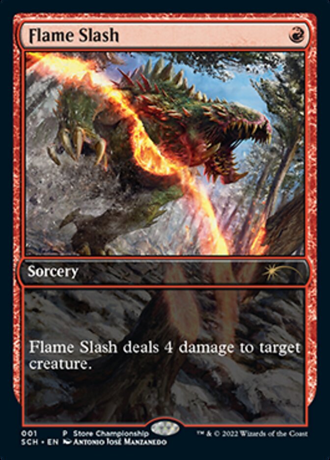 Flame Slash (Extended Art) [Store Championships 2022] | Good Games Adelaide SA